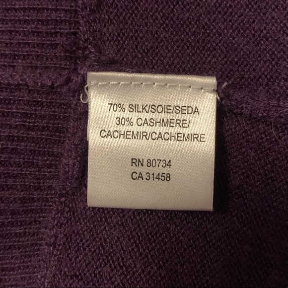 *SOLD* BCBG Super Soft Deep Plunge Knit Sweater - Picture 5 of 5